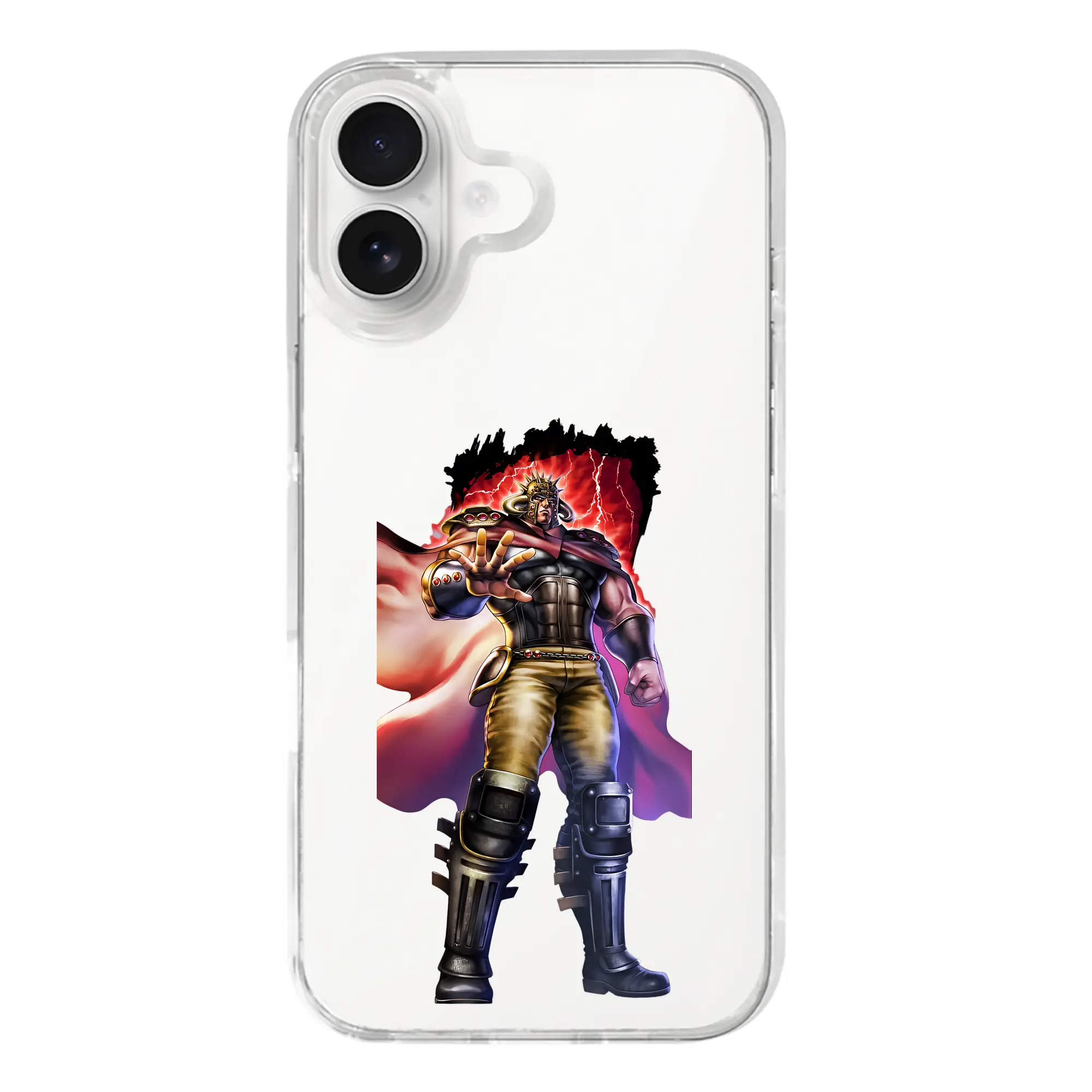 北斗の拳 グッズ,ラオウ - iPhone 17シリーズ 透明スマホケース – 薄型・耐衝撃・精密フィット保護カバー